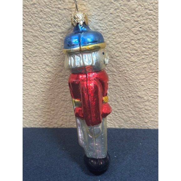 Vintage West Germany Nut Cracker Glass Mold Christmas Ornament - Picture 4 of 11